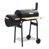 vidaXL Barbecue con Affumicatore Nevada XL Nero