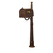 Special Lite Products || Berkshire Curbside Mailbox with Front Address Numbers and Ashland Mailbox Post