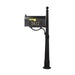 Special Lite Products || Berkshire Curbside Mailbox with Front and Side Address Numbers, Locking Insert and Ashland Mailbox Post