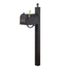 Special Lite Products || Berkshire Curbside Mailbox with Front Numbers, Locking Insert and Springfield Mailbox Post