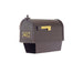 Special Lite Products || Berkshire Curbside Mailbox with Front Numbers, Newspaper Tube and Albion Mailbox Post