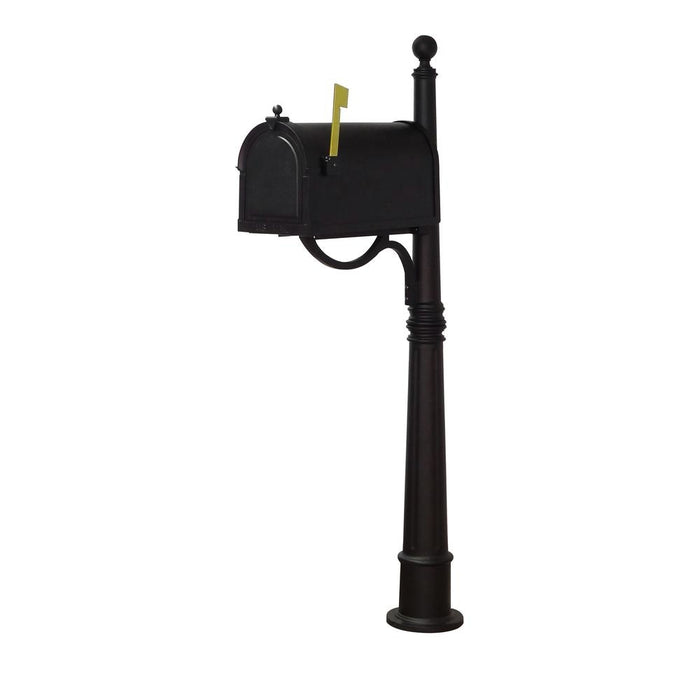 Special Lite Products || Berkshire Curbside Mailbox with Locking Insert and Ashland Mailbox Post