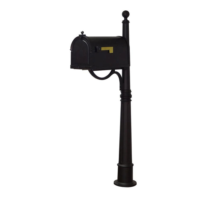 Special Lite Products || Berkshire Curbside Mailbox with Locking Insert and Ashland Mailbox Post