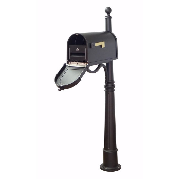 Special Lite Products || Berkshire Curbside Mailbox with Locking Insert and Ashland Mailbox Post