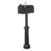 Special Lite Products || Berkshire Curbside Mailbox with Locking Insert and Bradford Mailbox Post