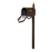 Special Lite Products || Berkshire Curbside Mailbox with Locking Insert and Richland Mailbox Post