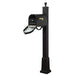 Special Lite Products || Berkshire Curbside Mailbox with Locking Insert and Springfield Mailbox Post with Base