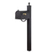 Special Lite Products || Berkshire Curbside Mailbox with Locking Insert and Springfield Mailbox Post