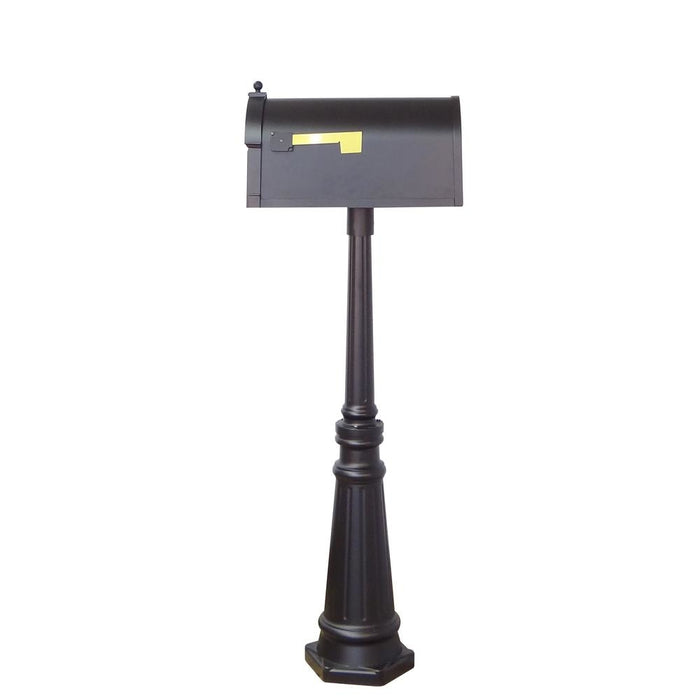 Special Lite Products || Berkshire Curbside Mailbox with Locking Insert and Tacoma Mailbox Post with Direct Burial Kit