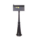 Special Lite Products || Berkshire Curbside Mailbox with Locking Insert and Tacoma Mailbox Post