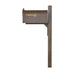 Special Lite Products || Berkshire Curbside Mailbox with Locking Insert and Wellington Mailbox Post, Copper