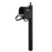 Special Lite Products || Berkshire Curbside Mailbox with Newspaper Tube and Springfield Mailbox Post