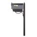 Special Lite Products || Berkshire Curbside Mailbox with Newspaper Tube, Front Address Numbers and Richland Mailbox Post