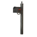 Special Lite Products || Classic Curbside Mailbox and Springfield Direct Burial Mailbox Post Smooth