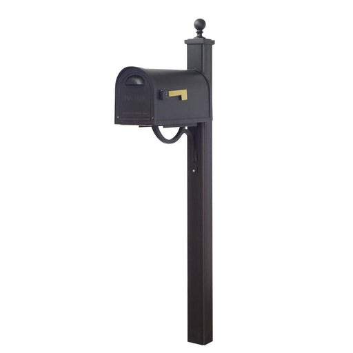 Special Lite Products || Classic Curbside Mailbox and Springfield Direct Burial Mailbox Post Smooth