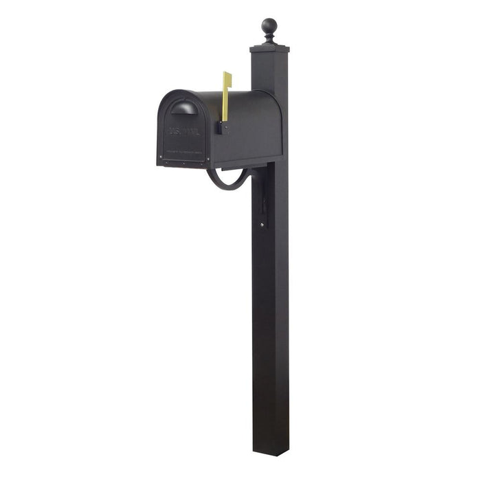 Special Lite Products || Classic Curbside Mailbox and Springfield Direct Burial Mailbox Post Smooth