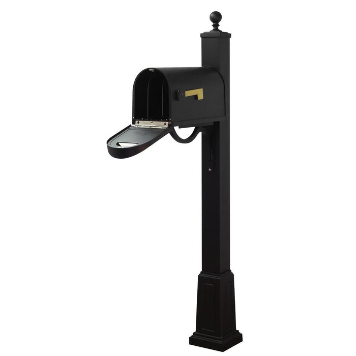 Special Lite Products || Classic Curbside Mailbox and Springfield Mailbox Post with Base