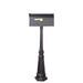 Special Lite Products || Classic Curbside Mailbox and Tacoma Surface Mount Mailbox Post with Base