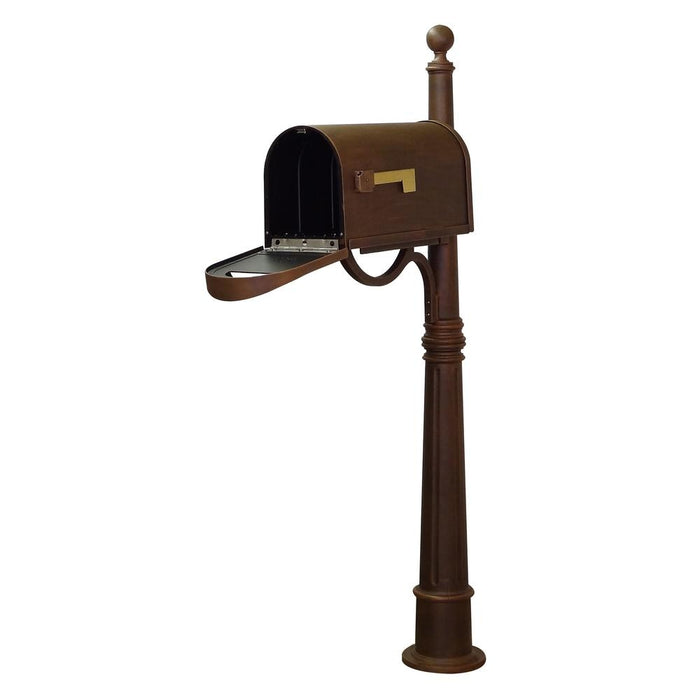 Special Lite Products || Classic Curbside Mailbox with Ashland Mailbox post