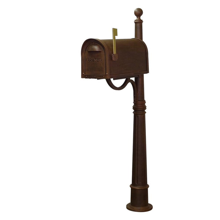 Special Lite Products || Classic Curbside Mailbox with Ashland Mailbox post