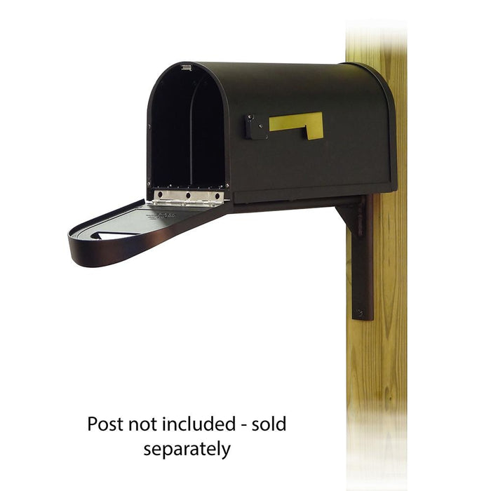 Special Lite Products || Classic Curbside Mailbox with Ashley front single mailbox mounting bracket