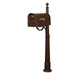 Special Lite Products || Classic Curbside Mailbox with Locking Insert and Ashland Mailbox Post