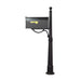 Special Lite Products || Classic Curbside Mailbox with Locking Insert and Ashland Mailbox Post