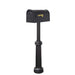 Special Lite Products || Classic Curbside Mailbox with Locking Insert and Bradford Mailbox Post