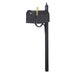 Special Lite Products || Classic Curbside Mailbox with Locking Insert and Richland Mailbox Post