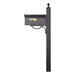 Special Lite Products || Classic Curbside Mailbox with Locking Insert and Springfield Mailbox Post