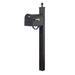 Special Lite Products || Classic Curbside Mailbox with Locking Insert and Springfield Mailbox Post