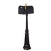 Special Lite Products || Classic Curbside Mailbox with Locking Insert and Tacoma Mailbox Post