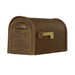 Special Lite Products || Classic Curbside Mailbox with Monogram Mailbox Post