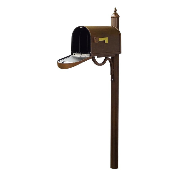 Special Lite Products || Classic Curbside Mailbox with Richland Mailbox Post