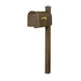 Special Lite Products || Classic Curbside Mailbox wtih Locking Insert and Wellington Direct Burial Mailbox Post Smooth, Copper