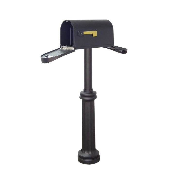 Special Lite Products || Classic Curbside Two Door Mailbox and Bradford Mailbox Post