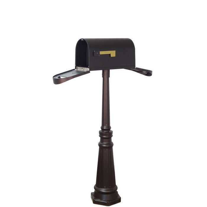 Special Lite Products || Classic Curbside Two Door Mailbox and Tacoma Mailbox Post