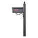 Special Lite Products || Floral Curbside Mailbox and Springfield Direct Burial Mailbox Post Smooth Square