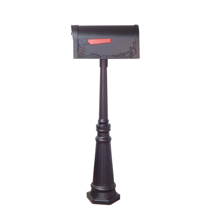 Special Lite Products || Floral Curbside Mailbox and Tacoma Mailbox Post with Direct Burial Kit