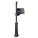 Special Lite Products || Floral Curbside Mailbox, Locking Insert and Fresno Mailbox Post