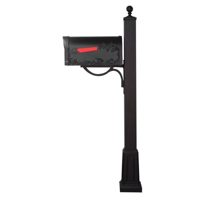 Special Lite Products || Hummingbird Curbside Mailbox and Springfield Mailbox Post with Base