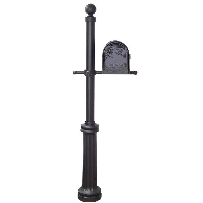 Special Lite Products || Hummingbird Curbside Mailbox, Locking Insert and Fresno Mailbox Post