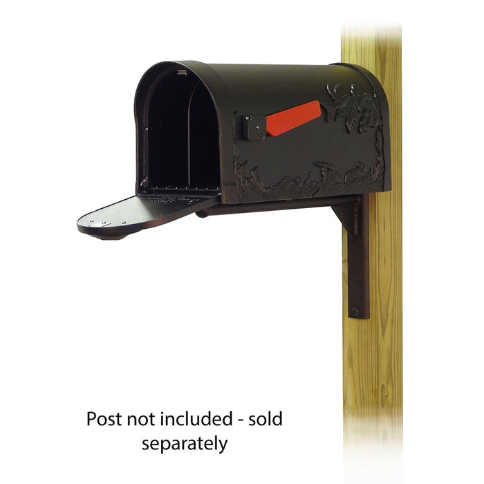 Special Lite Products || Hummingbird Curbside Mailbox with Ashley front single mailbox mounting bracket