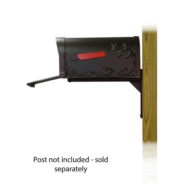 Special Lite Products || Hummingbird Curbside Mailbox with Ashley front single mailbox mounting bracket