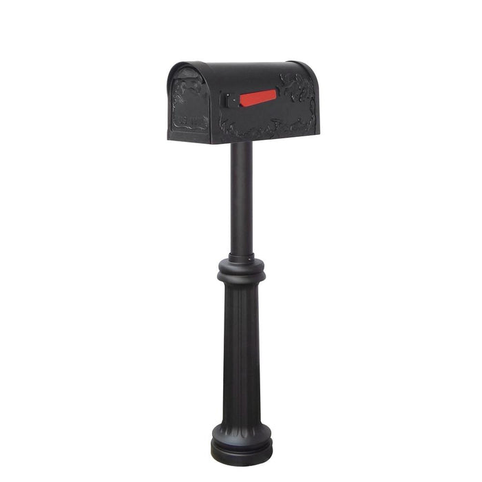 Special Lite Products || Hummingbird Curbside Mailbox with Locking Insert and Bradford Mailbox Post