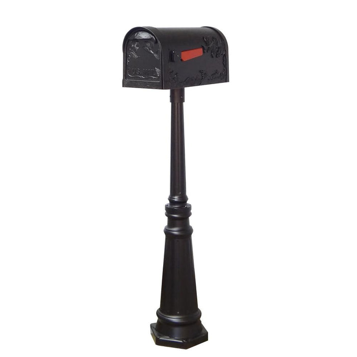 Special Lite Products || Hummingbird Curbside Mailbox with Locking Insert and Tacoma Mailbox Post with Direct Burial Kit