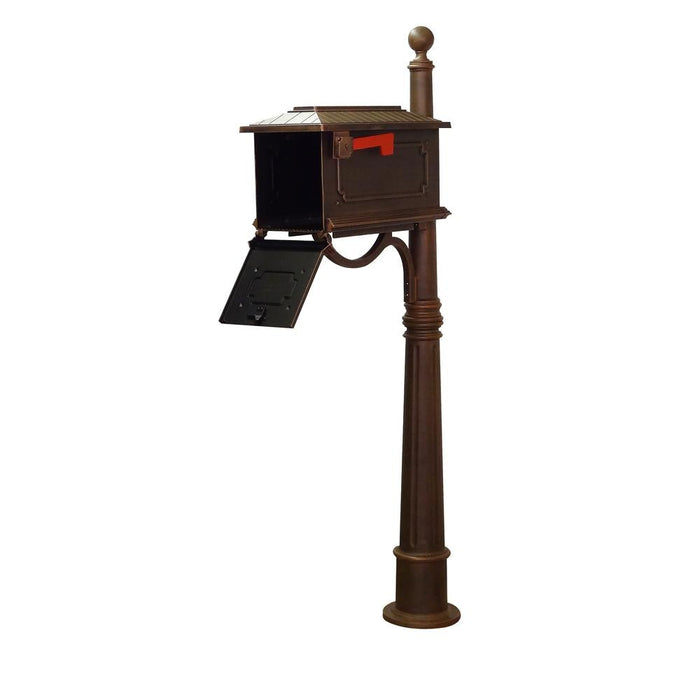 Special Lite Products || Kingston Curbside Mailbox and Ashland Decorative Aluminum Durable Mailbox Post