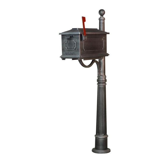 Special Lite Products || Kingston Curbside Mailbox and Ashland Decorative Aluminum Durable Mailbox Post