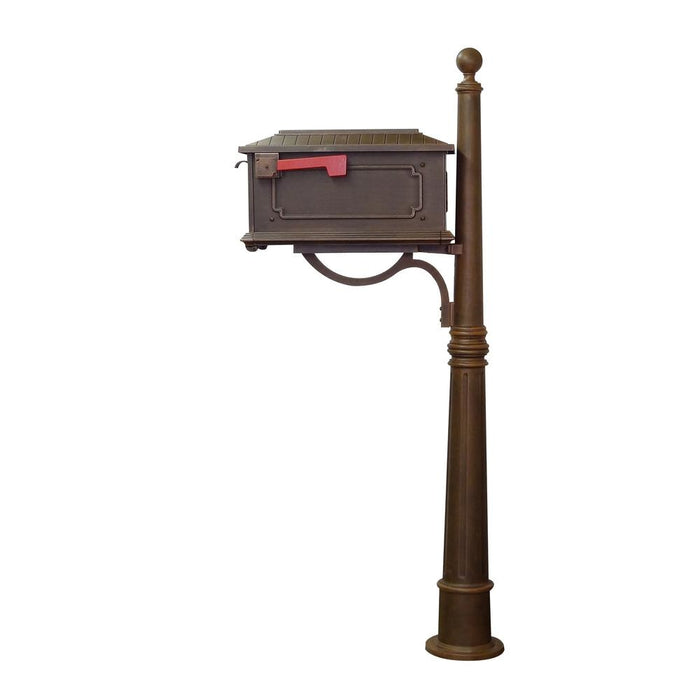 Special Lite Products || Kingston Curbside Mailbox and Ashland Decorative Aluminum Durable Mailbox Post