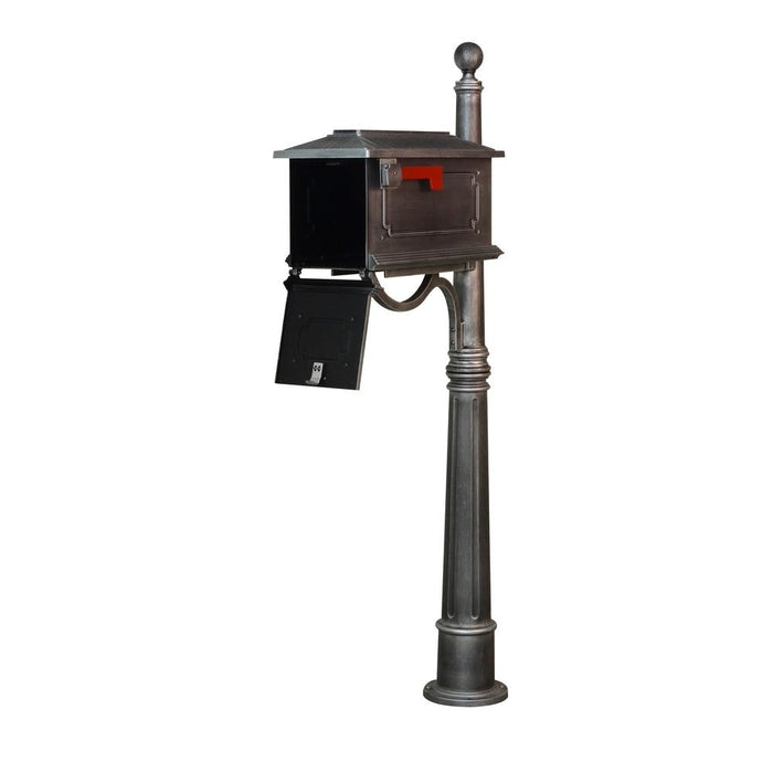 Special Lite Products || Kingston Curbside Mailbox and Ashland Decorative Aluminum Durable Mailbox Post